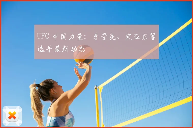 UFC 中国力量：李景亮、宋亚东等选手最新动态